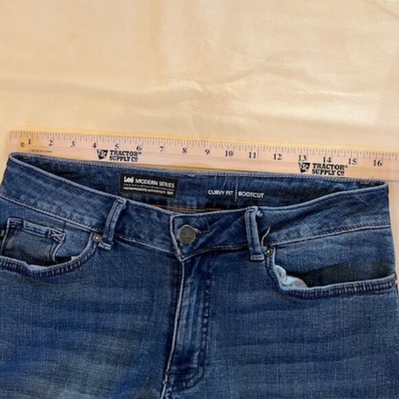 LEE | Modern Series Curvy Fit-Bootcut Stretch Sz 10 Short Petite - Picture 11 of 13